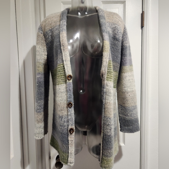 The Elder Statesman Cashmere Cardigan Sweater SM